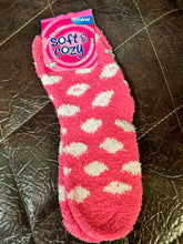 Load image into Gallery viewer, Polka Dot Fuzzy Socks (6 Options)