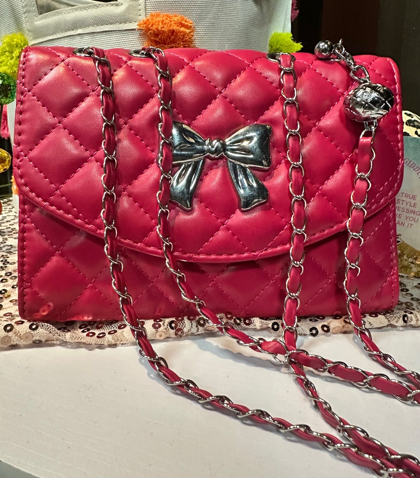Quilted Bow Purse (2 Options)