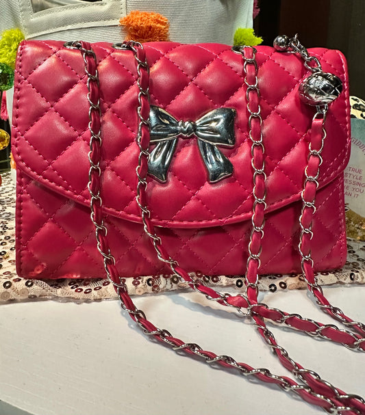 Quilted Bow Purse (2 Options)