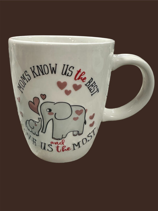 MOTHERS KNOW US BEST MUG