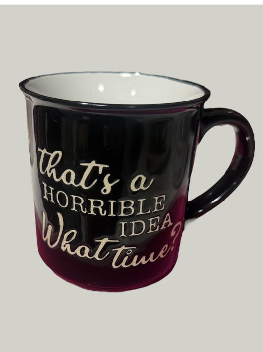WHAT TIME? COFFEE MUG