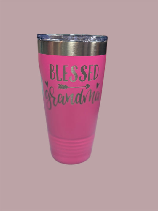 BLESSED GRANDMA TUMBLER