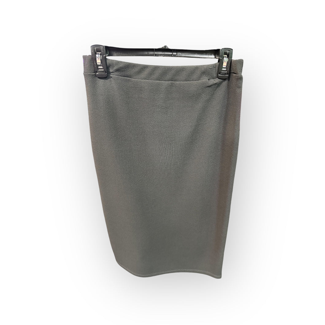 Grey Pencil Skirt