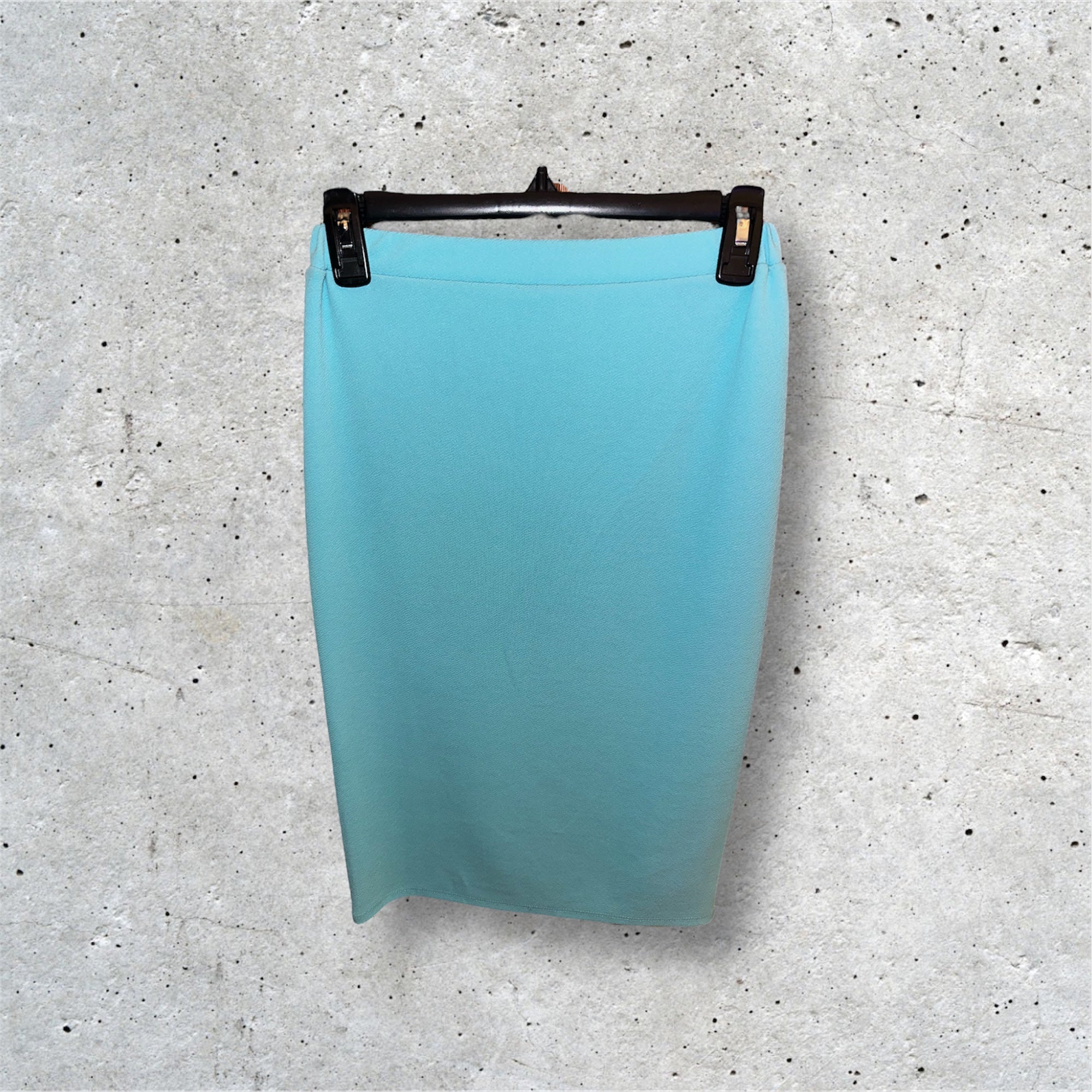 Aqua Blue Pencil Skirt