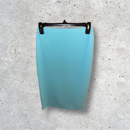 Aqua Blue Pencil Skirt