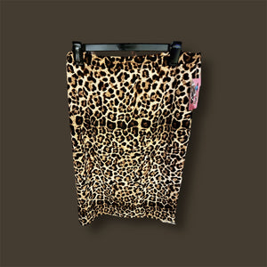 Leopard Print Pencil Skirt