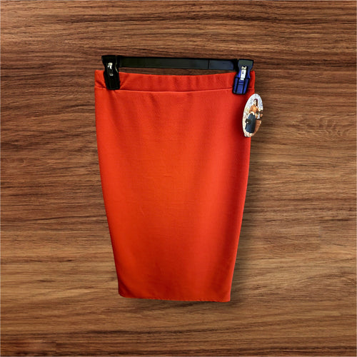 Rust Orange Pencil Skirt