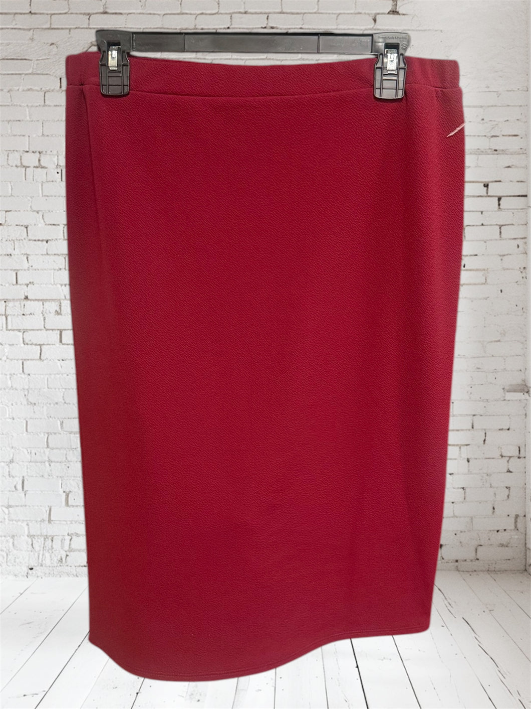 Burgundy Pencil Skirt