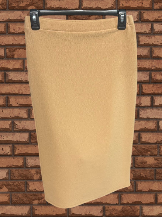 Caramel Pencil Skirt