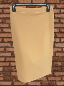 Caramel Pencil Skirt