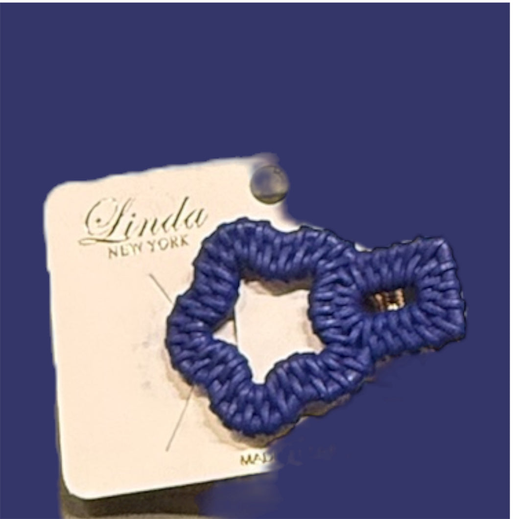 Flower Woven-Like Hair Clips (5 Options)