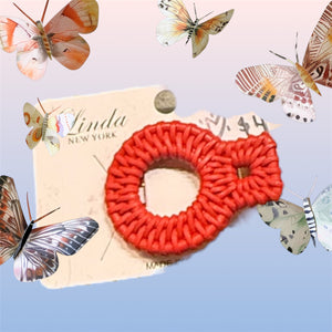 Circular Woven-Like Hair Clips (6 Options)