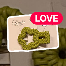 Load image into Gallery viewer, Flower Woven-Like Hair Clips (5 Options)
