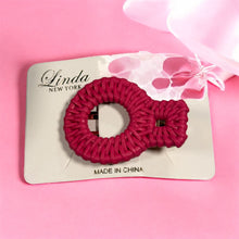 Load image into Gallery viewer, Circular Woven-Like Hair Clips (6 Options)
