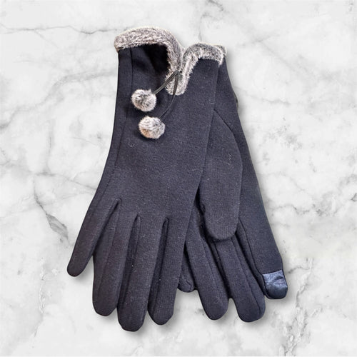 Furry Ball Gloves (4 Options)