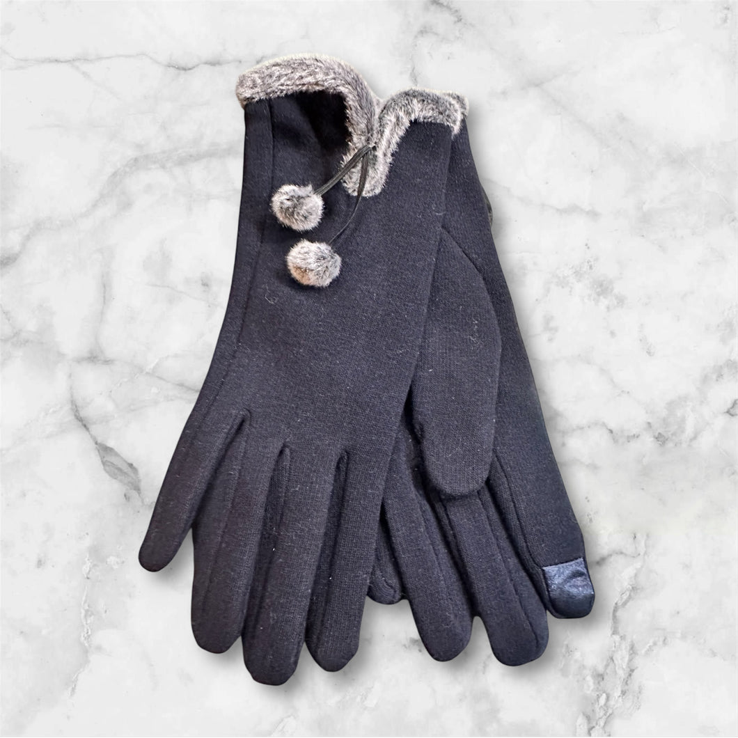 Furry Ball Gloves (4 Options)
