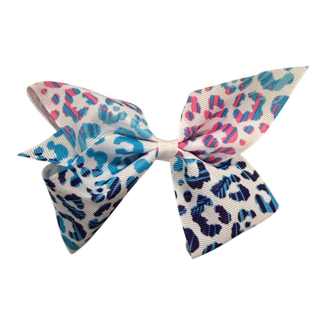 Leopard Colorful Little Girls Hair Bow
