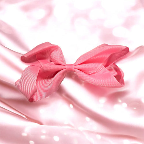 Light Pink Little Girls Hair Bow