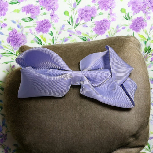 Purple Little Girls Hair Bow