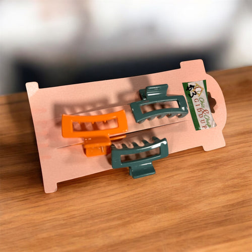 Set of 3 Mini Little Girls Claw Clips