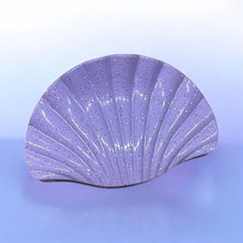 Load image into Gallery viewer, Glittery Sea Shell Claw Clips