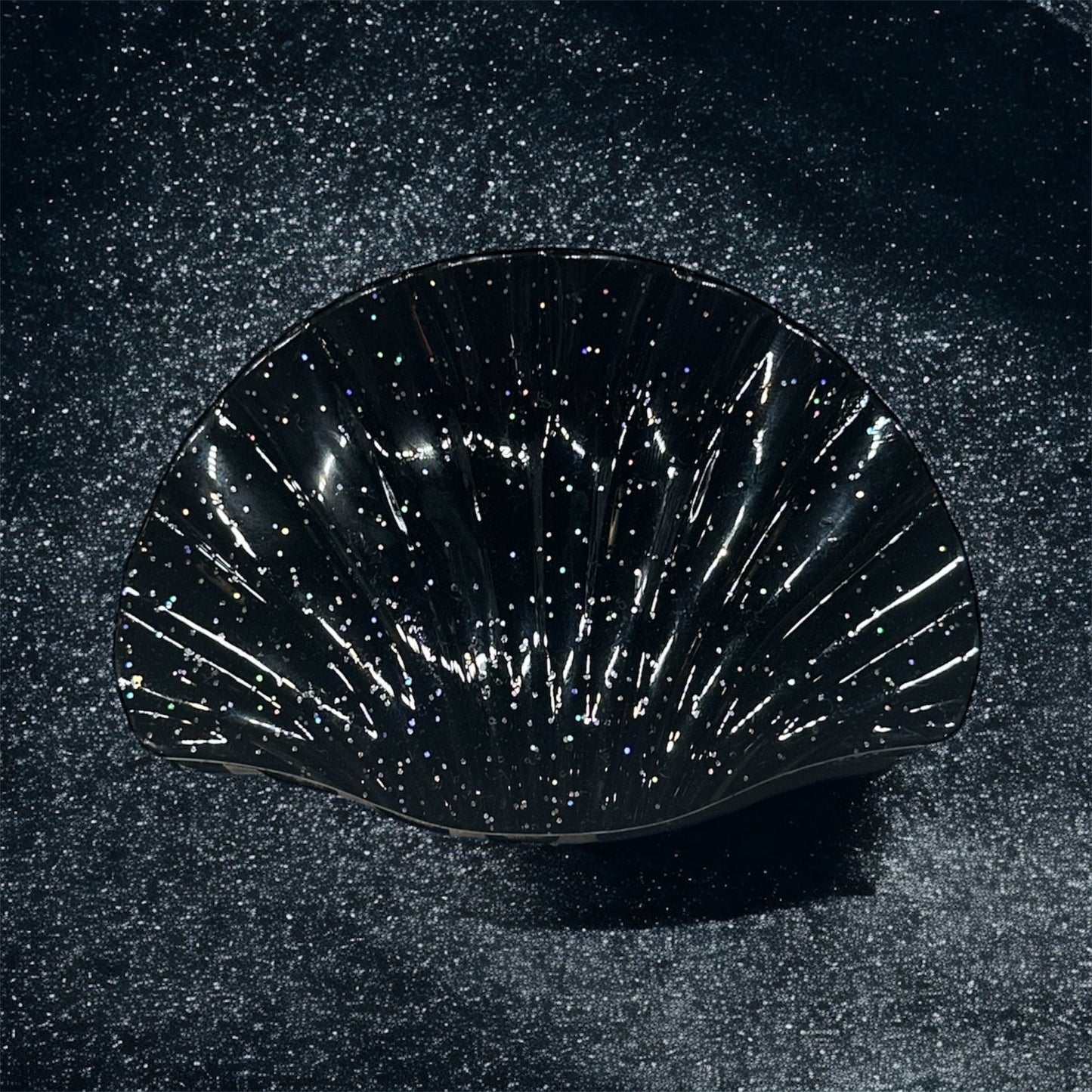 Glittery Sea Shell Claw Clips