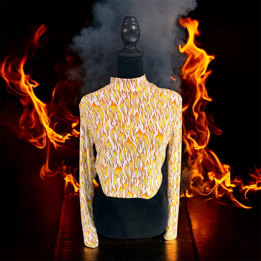 Flame Design Turtleneck