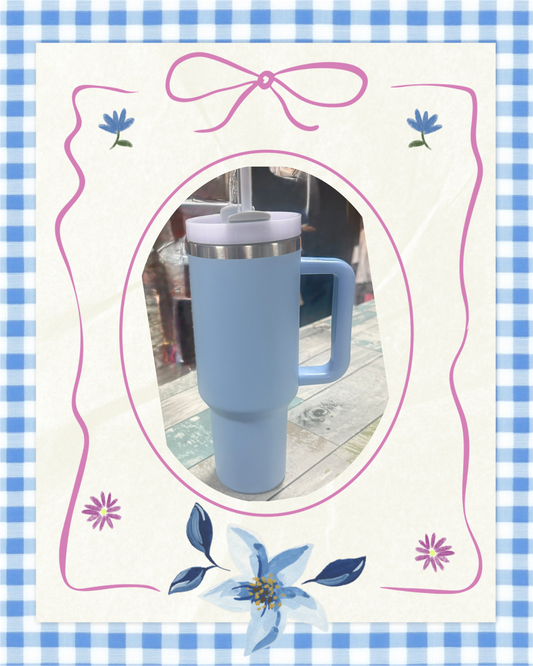 BABY BLUE TUMBLER