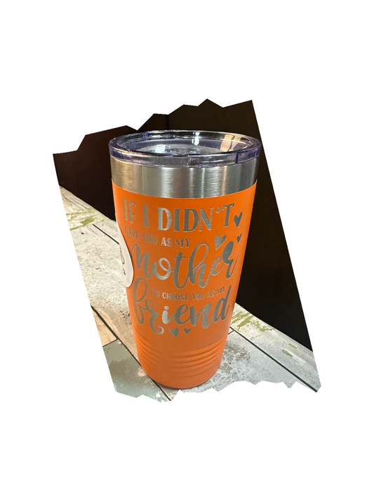 ORANGE MOTHER TUMBLER