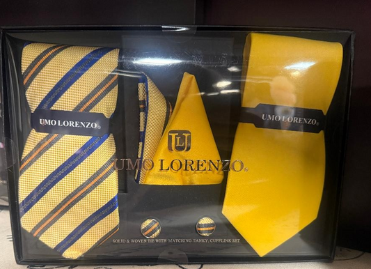 Orange Tie Set