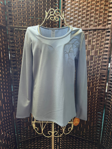 Soft Light Blue Layering Top