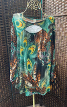 Load image into Gallery viewer, Peacock &amp; Feather, Design Blouse