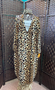 Leopard V- Neck Dress
