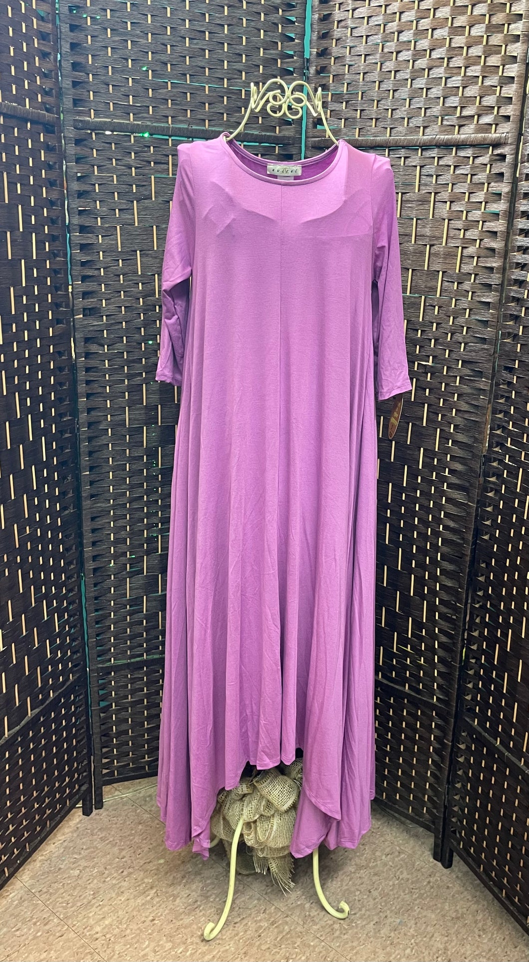 Violet Shark- Bite Tunic Dress