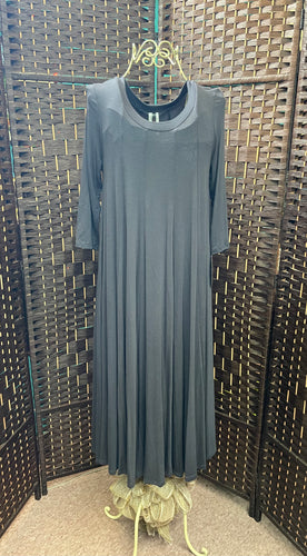 Gray Swing Paneled Dress
