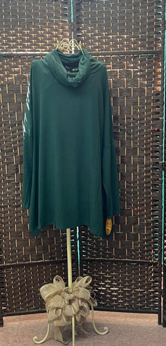 Forrest Green Cowl Neck Top